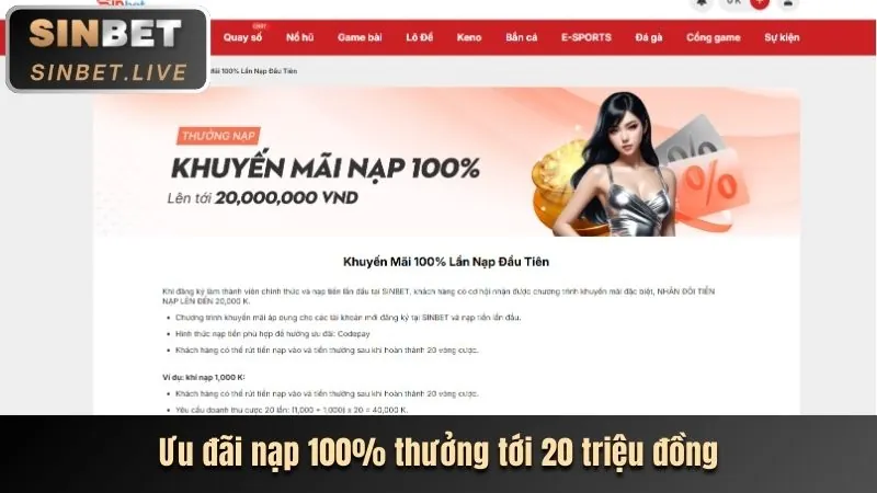 Giao diện cá cược thể thao 1vn